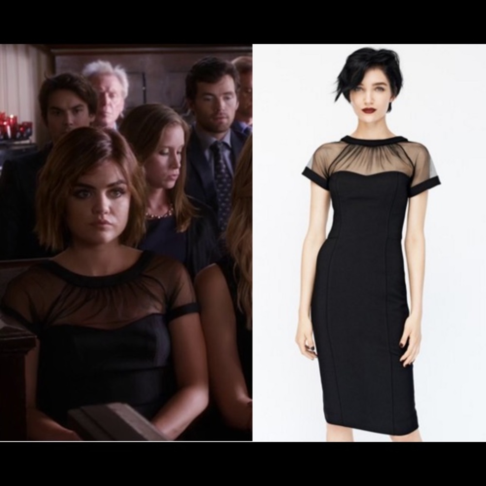 Midi sheer top dress (pretty little liars)